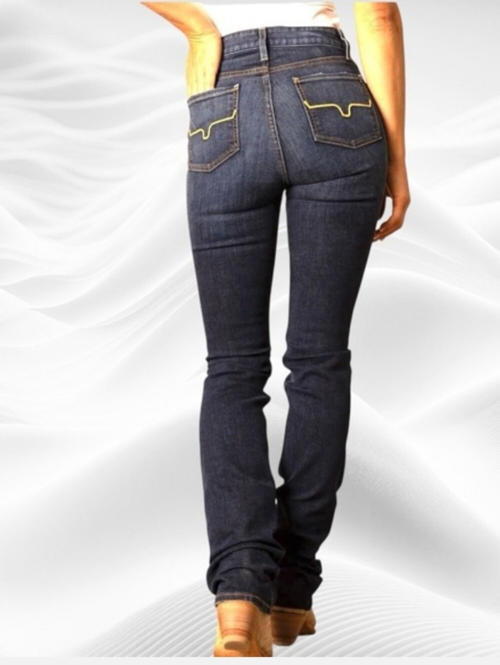 Kimes Ranch - Sarah 10/36=30X36 High Rise Slim Bootcut